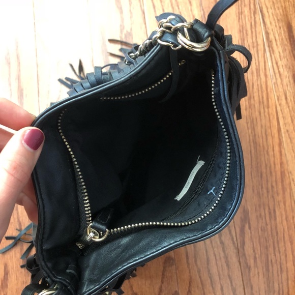 SOLD Ecoté {Urban Outfitters} Black Fringe Purse - Picture 6 of 8